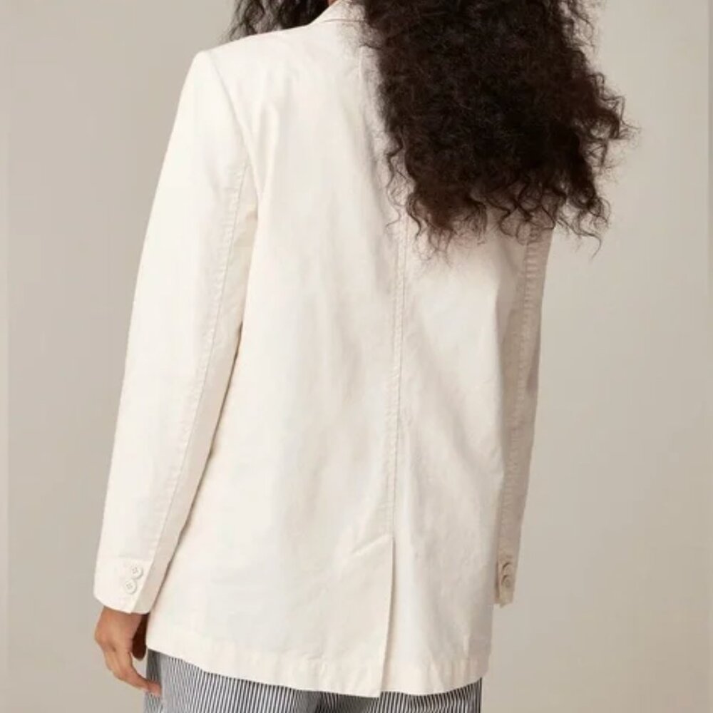J. Crew Cream Single-Button Blazer - Picture 4 of 7